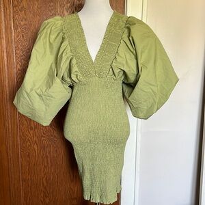Misguided Puff Sleeve Dress
